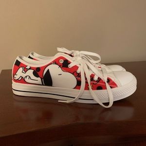 Snoopy Converse-Style Sneakers